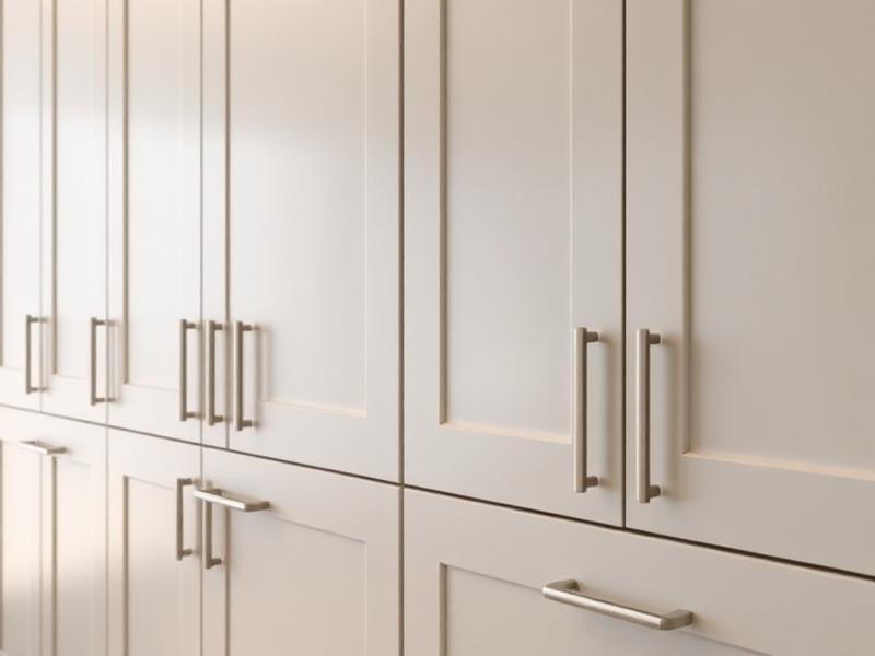 Ensemble d'Armoires en Chêne Nervuré